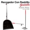 RECOGEDOR CON RASTRILLO AJUSTABLE 890 -