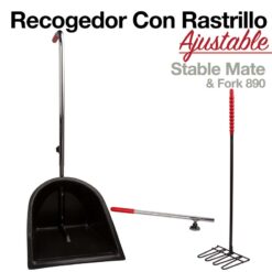 RECOGEDOR CON RASTRILLO AJUSTABLE 890 -