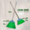 ESCOBA JARDÍN 25CM. CON PALO 1.20M. -