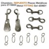 CHAMBÓN-REPUESTO PIEZAS METÁLICAS PARA 2119933 -