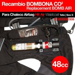 CHALECO AIRBAG HIT AIR BOMBONA 48CC SV2 MOD.antiguo XS-S -