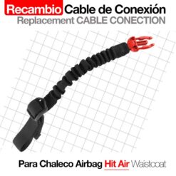 CHALECO AIRBAG HIT AIR cable de conexión -