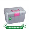 CAJA PARA ÚTILES LIMPIEZA PANARO 168 GRIS RECICLADO -
