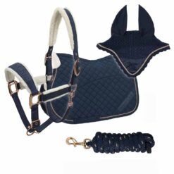 CONJUNTO RETRO CHIC MANTILLA +M+C+R - Color: Blue