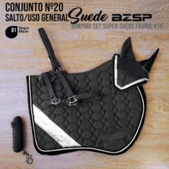 CONJUNTO Nº20 SALTO/U-G SUEDE AZSP 418 - Color: Black