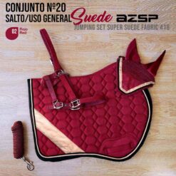CONJUNTO Nº20 SALTO/U-G SUEDE AZSP 418 - Color: Red
