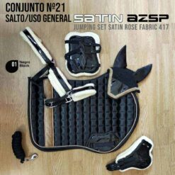 CONJUNTO Nº21 SALTO/U-G SATIN AZSP 417 - Color: Black