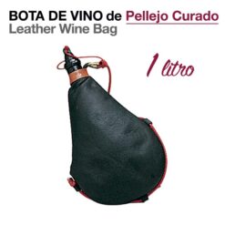 BOTA DE VINO DE PELLEJO CURADO 1 LITRO -