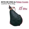 BOTA DE VINO DE PELLEJO CURADO 1.5 LITROS -