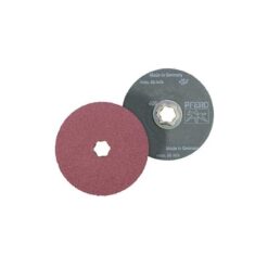 DISCO DE LIJA PFERD CON SOPORTE DE FIBRA COMBICLIK EJECUCIÓN CORINDÓN A ø 115MM GRANO 50 Pferd comprar equipación equitación España