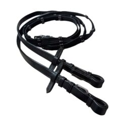 RIENDAS DASLO EN CUERO HEBILLAS REDONDAS INOX Tattini comprar equipación equitación España