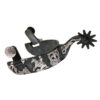 ESPUELA TEJANA METAL NEGRO OPACO+RULETA DE 10 Tattini comprar equipación equitación España
