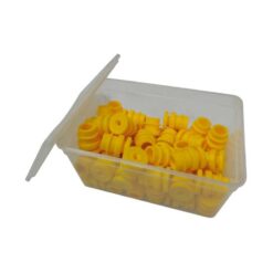Alternative view of Aislador Nº2 mediano de clavo (caja de 50 unidades) negro o amarillo