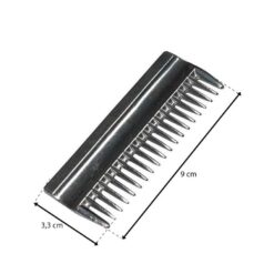 Alternative view of Peine de aluminio para crines