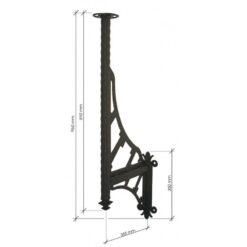 Alternative view of SOPORTE DE VELETA PARA PARED