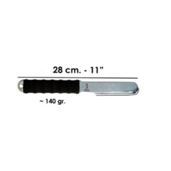 Alternative view of Cuchilla cortacascos Icar punta redonda acero inox 28 cm