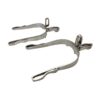 Espuela vaquera inox gallo curvo ruleta inglesa Marjoman Distribution comprar equipación equitación España
