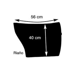 Alternative view of SUDADERO RIAÑO MARJOMAN DE FIELTRO GRIS CON REFUERZO EN CUERO