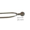 ESPUELÍN DE REJONEO GALLO CORTO CON MONEDA INOX Marjoman Distribution comprar equipación equitación España