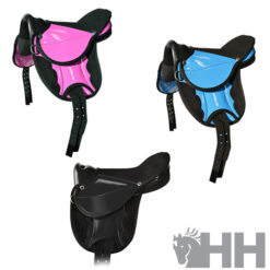SILLA ING.NIÃOS LEXHIS SHETTY SINTÃTICA (JUEGO SILLA + CINCHA + ACIONES + ESTRIBOS)