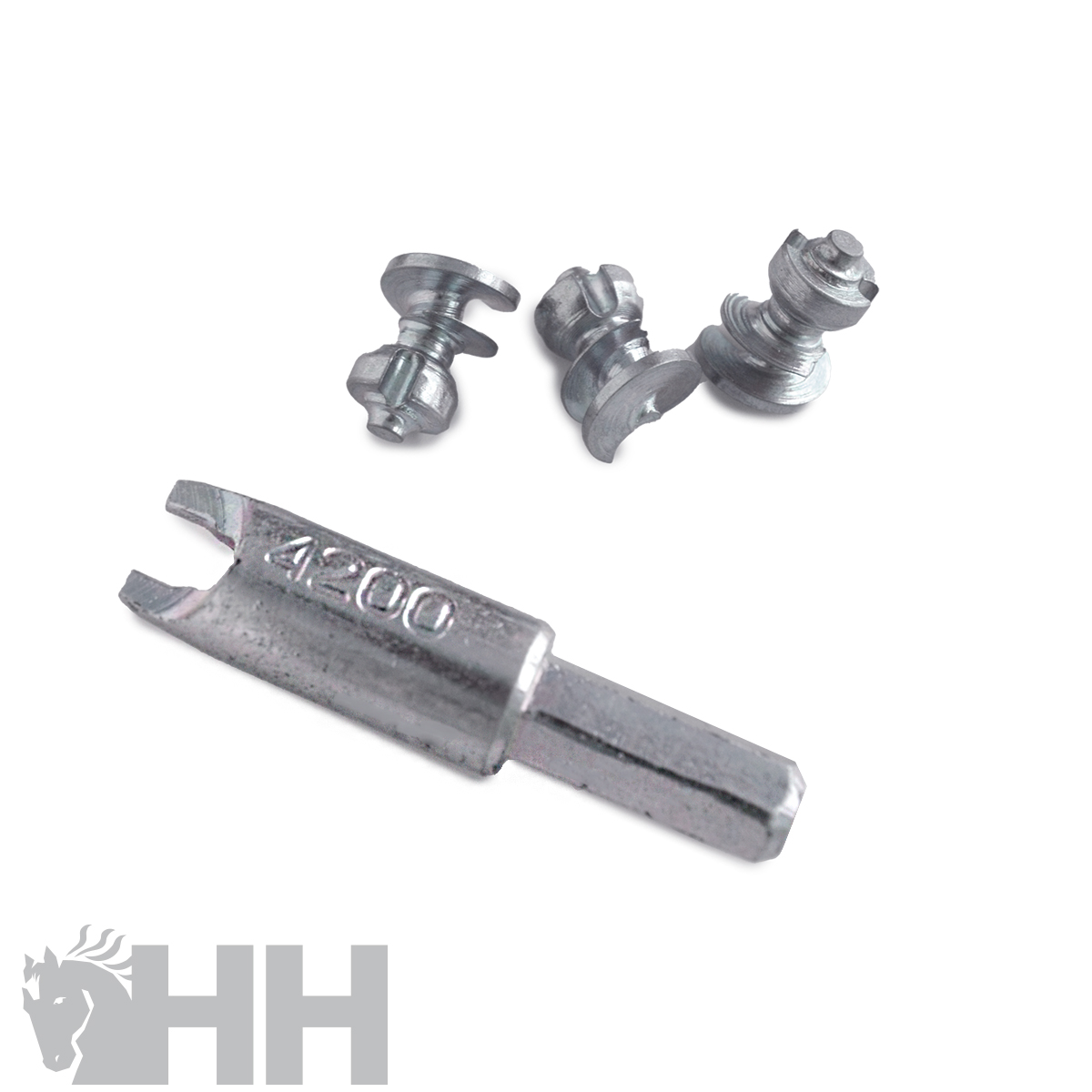 Ramplon Easycare Rosa Para Hielo Y Nieve Con Videa (Bolsa De 16 Un + Llave)