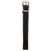 Correa Espuela Inglesa Hh Nylon Fina Negro Con Hebilla (Par)