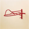 Portasillas Pared Stubbs Fijo Base Ancha Cruz Fuera S19