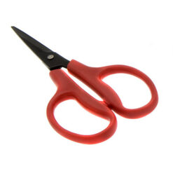 Tijeras Hh Cuero Mango Rojo