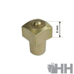 Ramplon StrãMsholm Presion 8,5 mm Cab.Cuadrada 12 mm Altura 8 mm Punta Plana Videa