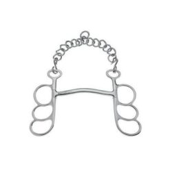 Bocado Sefton Barcelona 3 Anillas Con Embocadura Arco