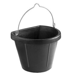 Cubo Comedero Hh Goma Con Asa