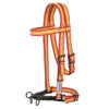 Cabezada Serreta Vaquera Hh Nylon C/Ahogadero 3 Pilares Forrada