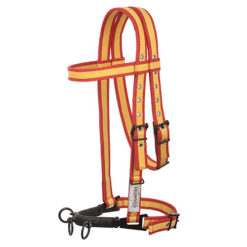 Cabezada Serreta Vaquera Hh Nylon C/Ahogadero 3 Pilares Forrada