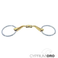 Filete Sefton Cyprium Oro Anilla Embocadura 45º Partida Doble