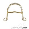 Bocado Sefton Cyprium Oro Doma Embocadura Grosor 12 mm