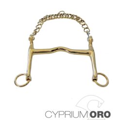 Bocado Sefton Cyprium Oro Doma Embocadura Grosor 12 mm