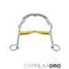 Bocado Sefton Cyprium Oro Doma Embocadura Grosor 16 mm