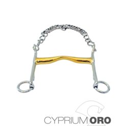 Bocado Sefton Cyprium Oro Doma Embocadura Grosor 16 mm