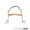 Bocado Sefton Cyprium Oro Doma Embocadura Grosor 18 mm