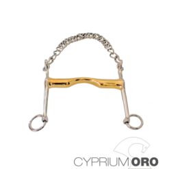Bocado Sefton Cyprium Oro Doma Embocadura Grosor 18 mm