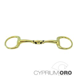 Filete Sefton Cyprium Oro Oliva Para Bocado Embocadura Partida Doble