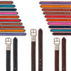 Acion Estribo Bates Cuero Luxe Leather Con Hebillas (Par)
