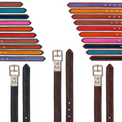 Acion Estribo Bates Cuero Luxe Leather Con Hebillas (Par)