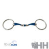 Filete Sefton Royal Blue Anilla Embocadura Partida Doble Curva Grosor 14 mm