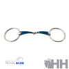 Filete Sefton Royal Blue Anilla Embocadura Partida Curva Con Bloqueo Grosor 14 mm