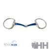 Filete Sefton Royal Blue Oliva Embocadura Partida Curva Con Bloqueo Grosor 14 mm