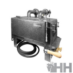 Horno de herrador Forgemaster Blacksmith de 2 quemadores con puerta frontal y ventana lateral