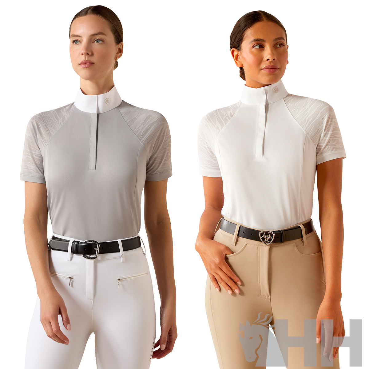 Polo Concurso Ariat Aptos Vent 2.0 Manga Corta Mujer