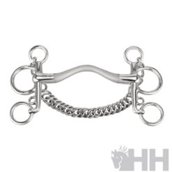 Bocado Sprenger Satinox Pelham Pierna 4,5 cm Embocadura Puente
