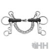 Bocado Sprenger Basic Pelham Pierna 7 cm Embocadura Goma Partido Simple